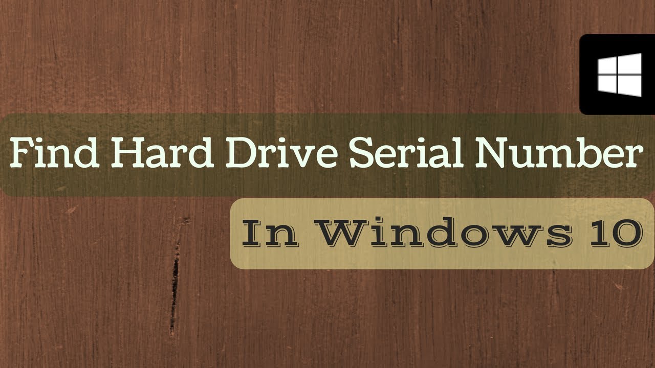 Find Windows 10 Serial Number